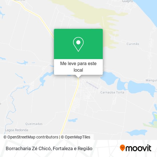Borracharia Zé Chicó mapa