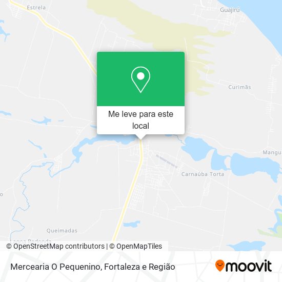 Mercearia O Pequenino mapa