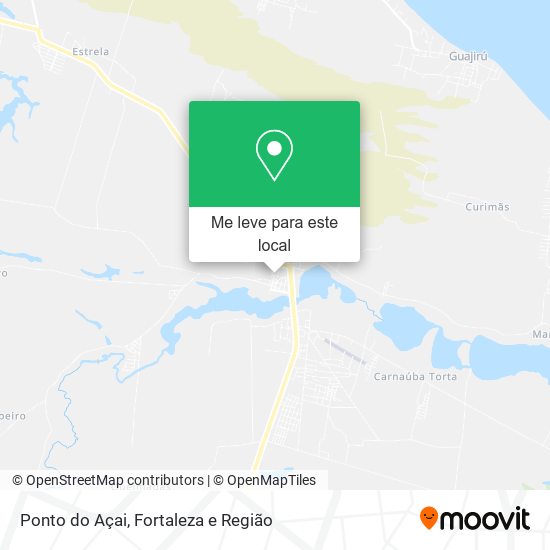 Ponto do Açai mapa