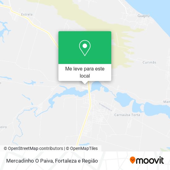 Mercadinho O Paiva mapa