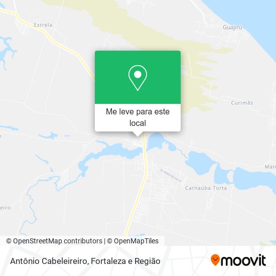 Antônio Cabeleireiro mapa