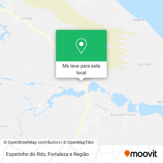 Espetinho do Rdo mapa