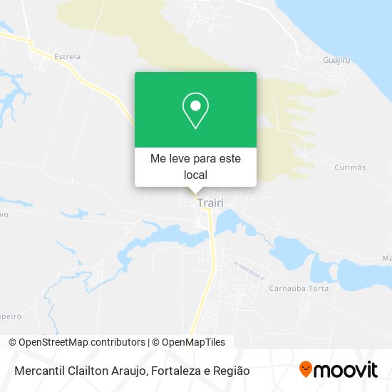 Mercantil Clailton Araujo mapa