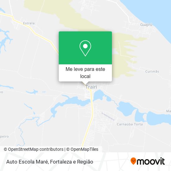 Auto Escola Maré mapa