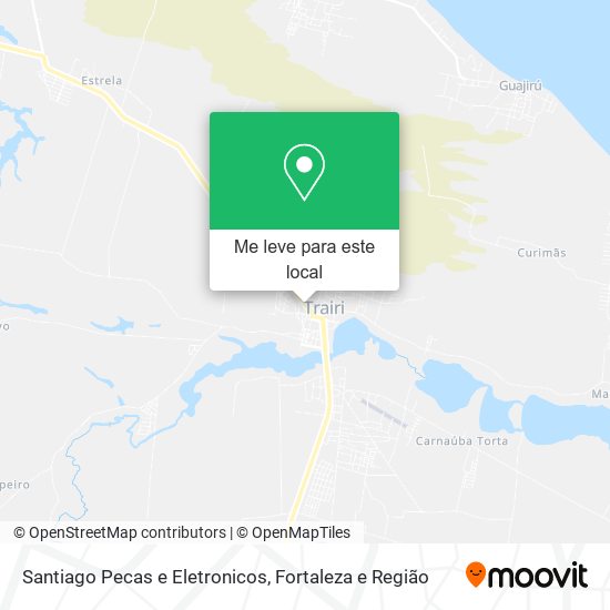 Santiago Pecas e Eletronicos mapa
