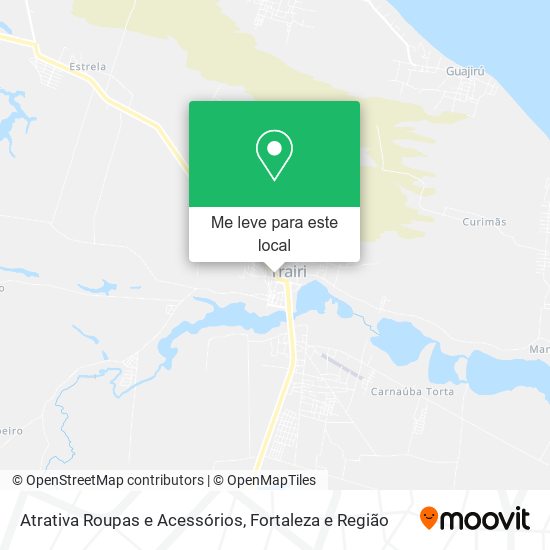 Atrativa Roupas e Acessórios mapa