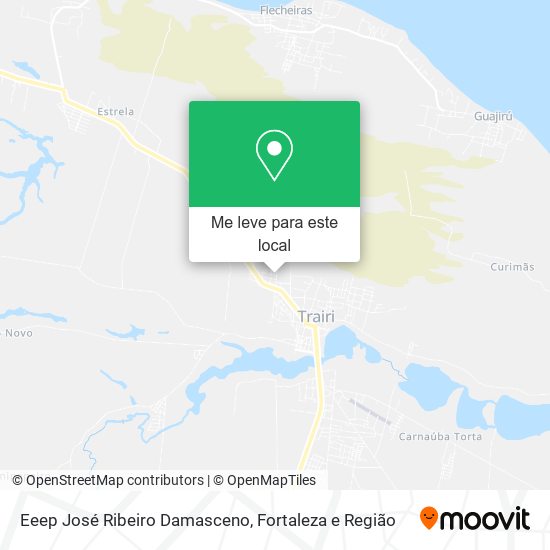 Eeep José Ribeiro Damasceno mapa