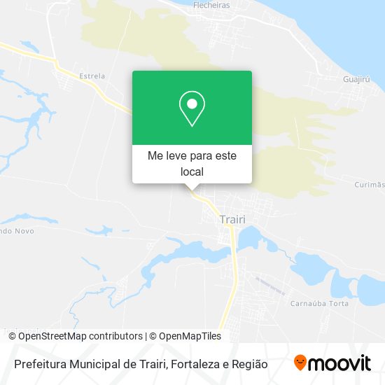 Prefeitura Municipal de Trairi mapa