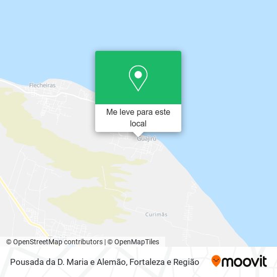 Pousada da D. Maria e Alemão mapa