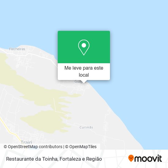 Restaurante da Toinha mapa
