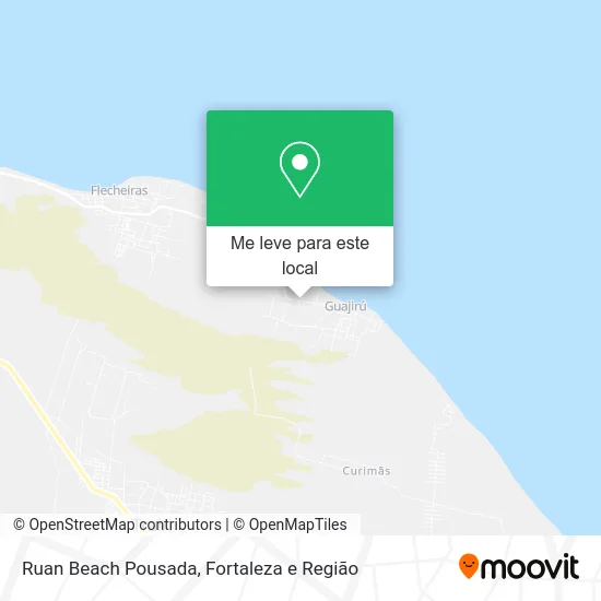 Ruan Beach Pousada mapa