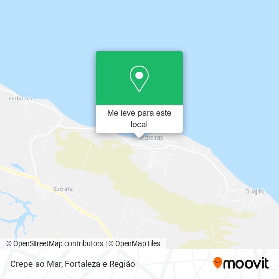 Crepe ao Mar mapa
