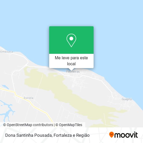 Dona Santinha Pousada mapa