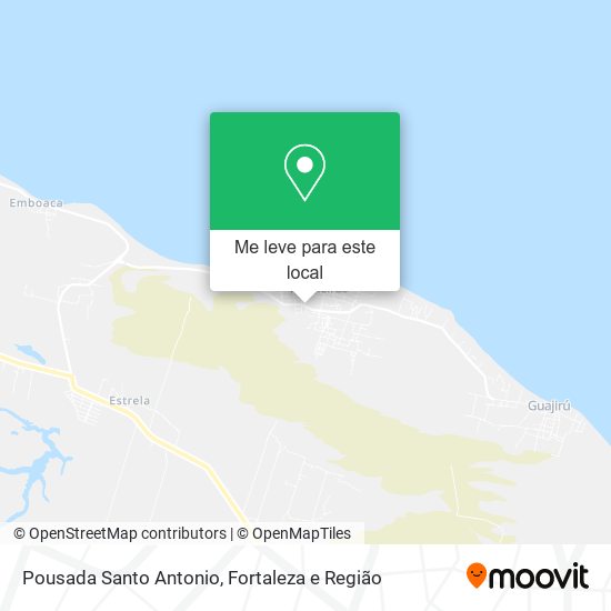 Pousada Santo Antonio mapa