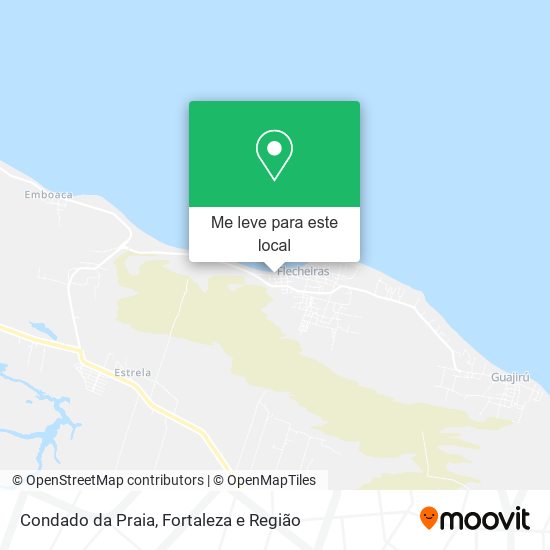 Condado da Praia mapa