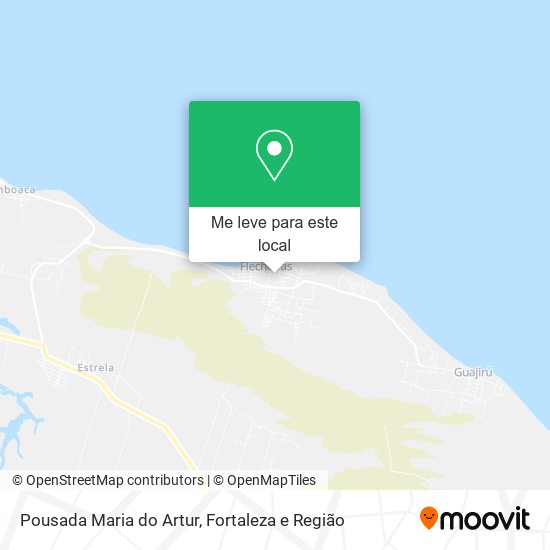 Pousada Maria do Artur mapa