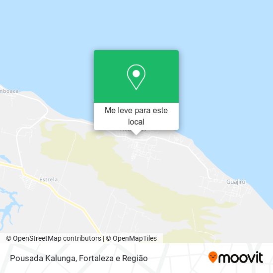 Pousada Kalunga mapa