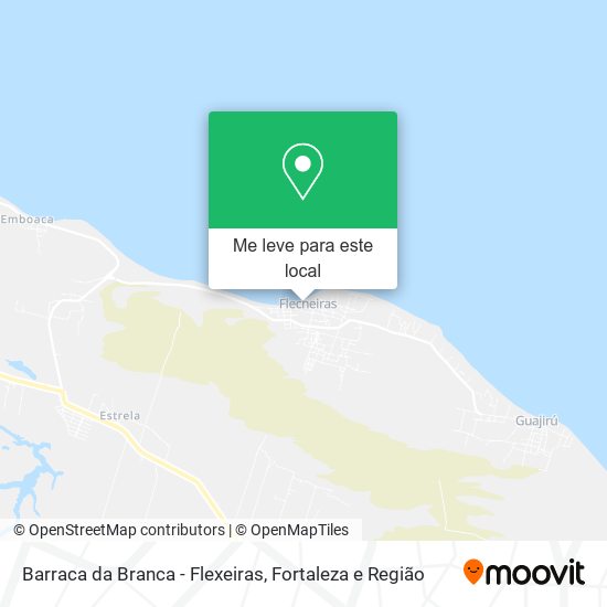 Barraca da Branca - Flexeiras mapa