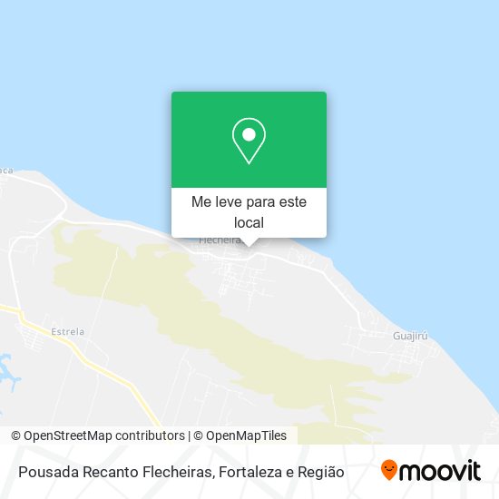 Pousada Recanto Flecheiras mapa