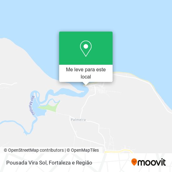 Pousada Vira Sol mapa