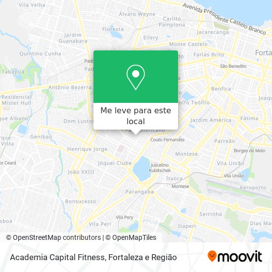 Academia Capital Fitness mapa