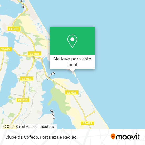 Clube da Cofeco mapa