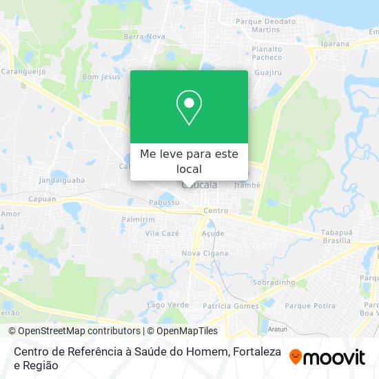 Centro de Referência à Saúde do Homem mapa