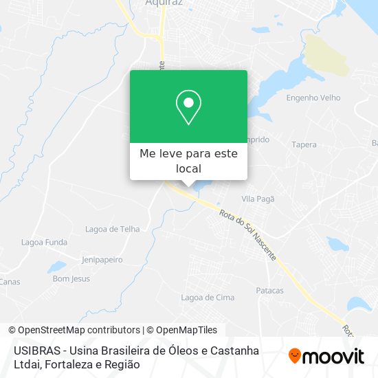 USIBRAS - Usina Brasileira de Óleos e Castanha Ltdai mapa