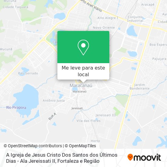 A Igreja de Jesus Cristo Dos Santos dos Últimos Dias - Ala Jereissati II mapa