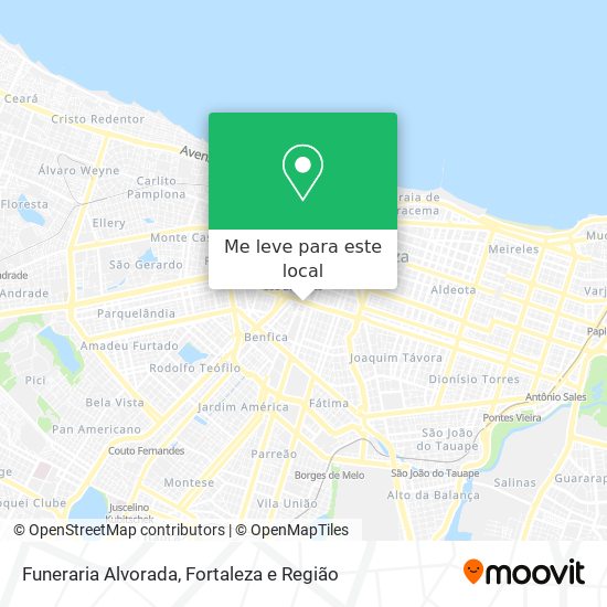 Funeraria Alvorada mapa