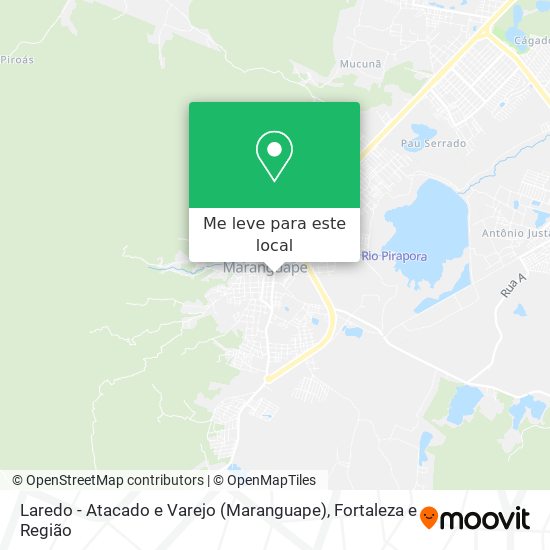 Laredo - Atacado e Varejo (Maranguape) mapa