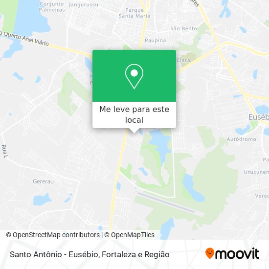 Santo Antônio - Eusébio mapa