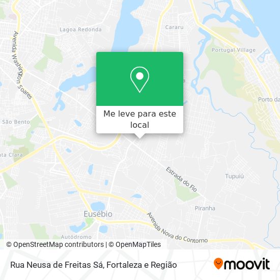 Rua Neusa de Freitas Sá mapa