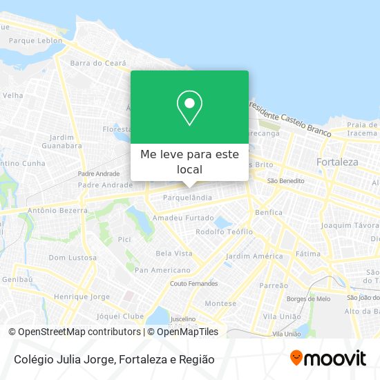 Colégio Julia Jorge mapa