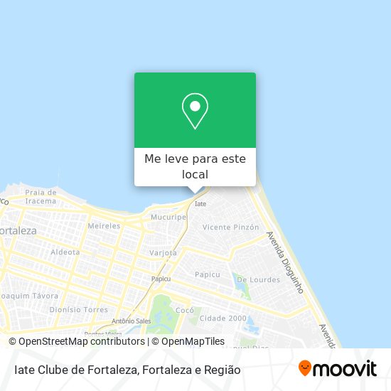 Iate Clube de Fortaleza mapa
