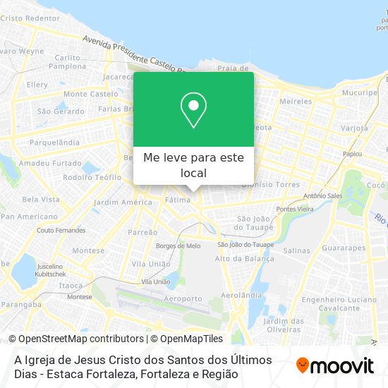 A Igreja de Jesus Cristo dos Santos dos Últimos Dias - Estaca Fortaleza mapa