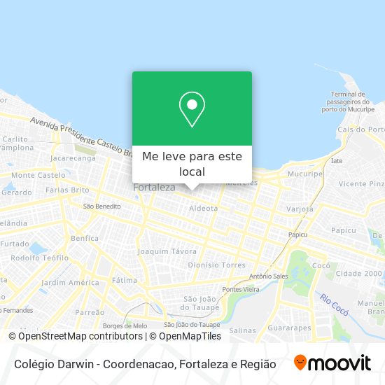 Colégio Darwin - Coordenacao mapa