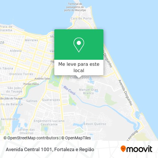 Avenida Central 1001 mapa