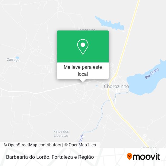 Barbearia do Lorão mapa