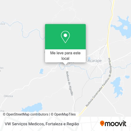 VW Serviços Medicos mapa