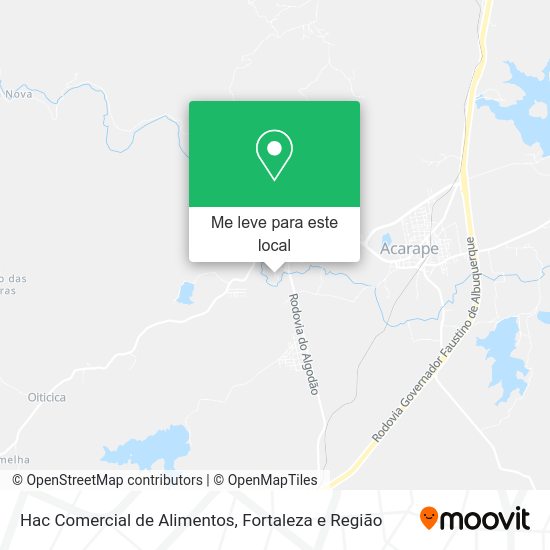 Hac Comercial de Alimentos mapa