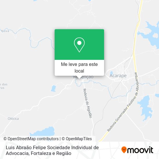 Luis Abraão Felipe Sociedade Individual de Advocacia mapa