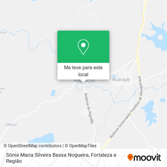 Sônia Maria Silveira Bessa Nogueira mapa