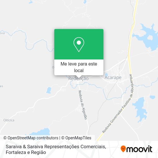 Saraiva & Saraiva Representações Comerciais mapa
