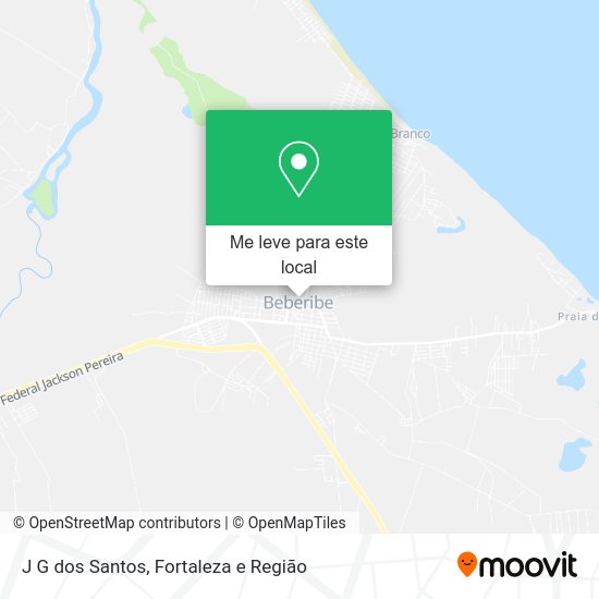 J G dos Santos mapa