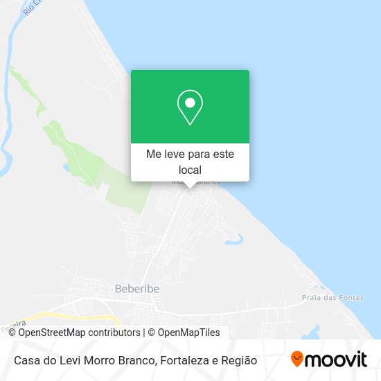 Casa do Levi Morro Branco mapa