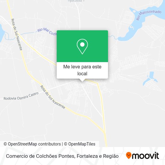 Comercio de Colchões Pontes mapa
