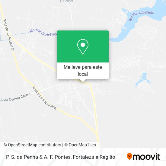 P. S. da Penha & A. F. Pontes mapa