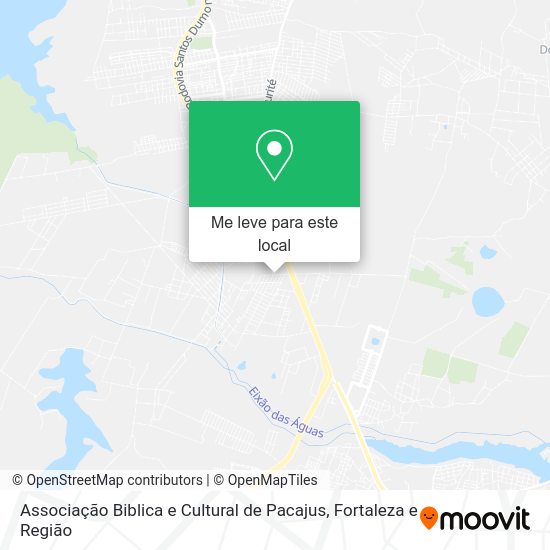 Associação Biblica e Cultural de Pacajus mapa