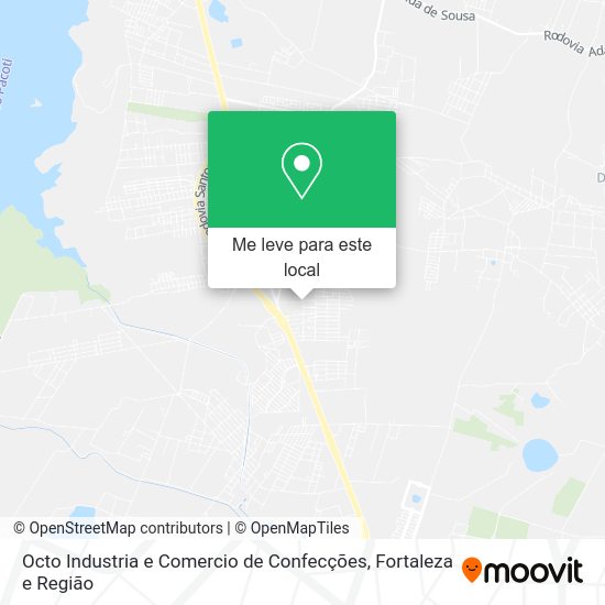Octo Industria e Comercio de Confecções mapa